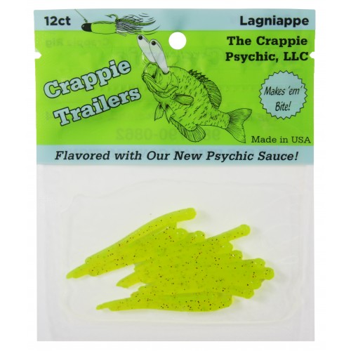 Crappie Trailers - Plastic Scented Lures for Crappie & Panfish