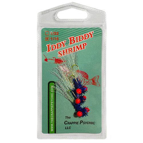 Hand Tied Grass Shrimp Jigs - Iddy Biddy Shrimp